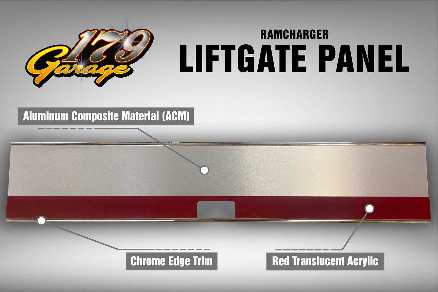 Ramcharger Liftgate Trim Panel